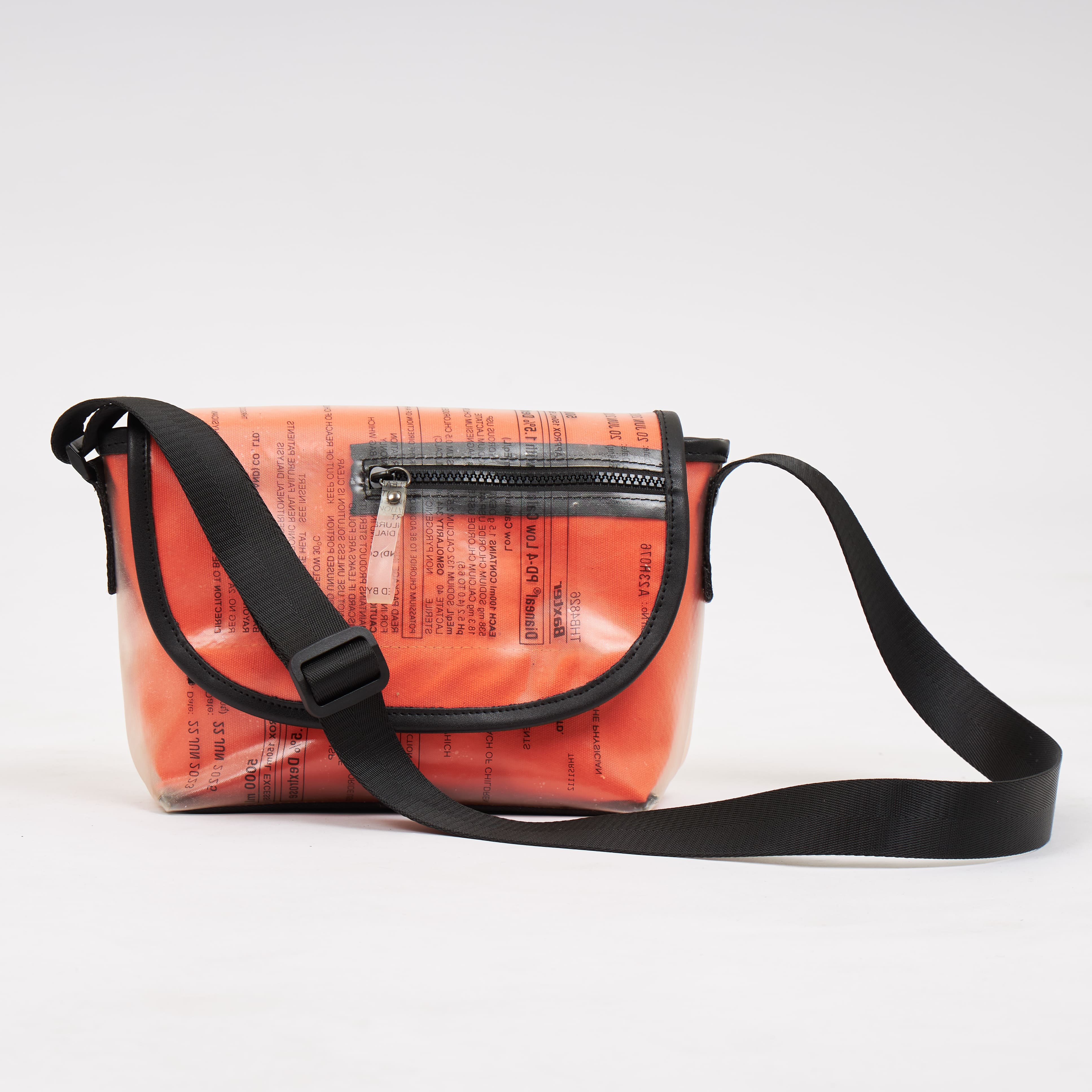 REQA Gammashinysis — Upcycled Lightweight Crossbody Bag, Velcro